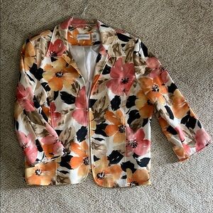 Alfred Dunner Floral Women's Blazer